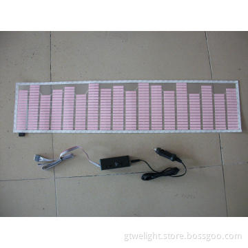 Pink Color Sound Activated Car Sticker